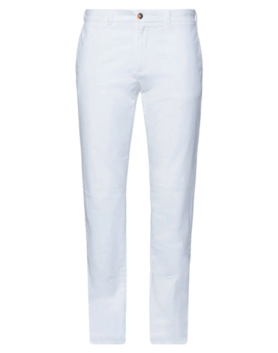 Shop Henry Cotton's Pants In White