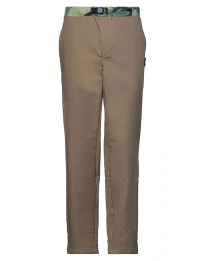 Shop Outhere Man Pants Brown Size M Cotton, Elastane