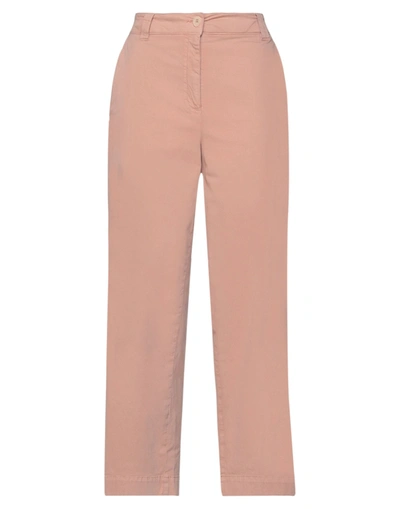 Shop Just In Case Woman Pants Blush Size 6 Cotton, Elastane In Pink