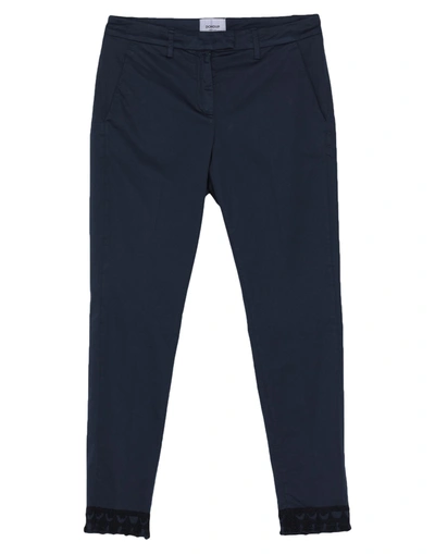 Shop Dondup Pants In Dark Blue