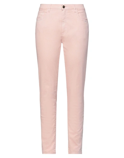 Shop Marani Woman Jeans Blush Size 32 Cotton, Polyester, Rubber In Pink