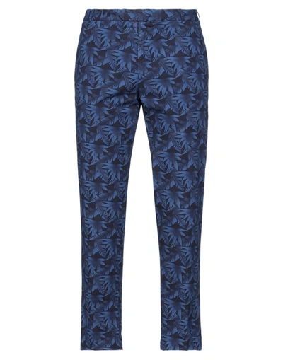 Shop Santaniello Pants In Dark Blue