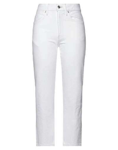 Shop Tanaka Woman Jeans White Size 29 Cotton