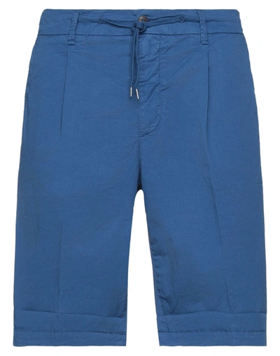 Shop 40weft Man Shorts & Bermuda Shorts Blue Size 28 Cotton, Elastane