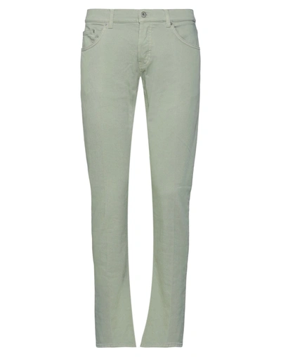 Shop Dondup Jeans In Sage Green