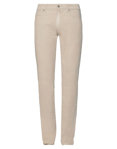 Shop Incotex Pants In Sand