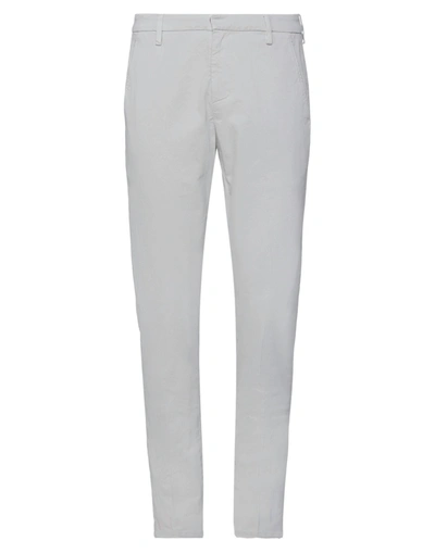 Shop Dondup Man Pants Grey Size 31 Cotton, Elastane