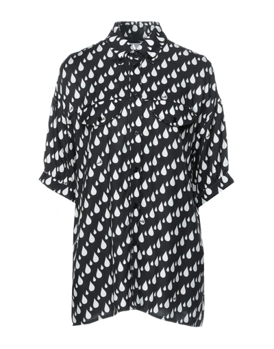 Shop Love Moschino Woman Shirt Black Size 2 Viscose