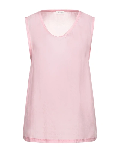 Shop American Vintage Woman Top Pink Size L Viscose, Cupro