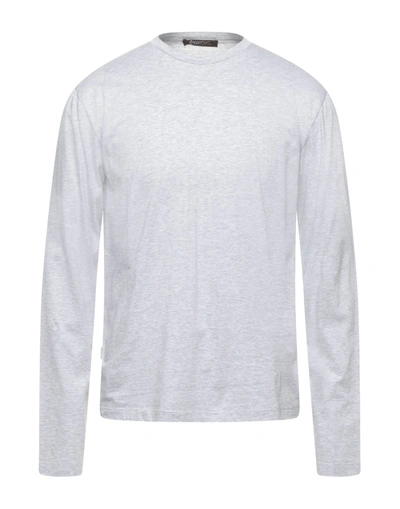 Shop True Nyc T-shirts In Light Grey