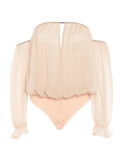 Access Fashion Blouses In Beige | ModeSens