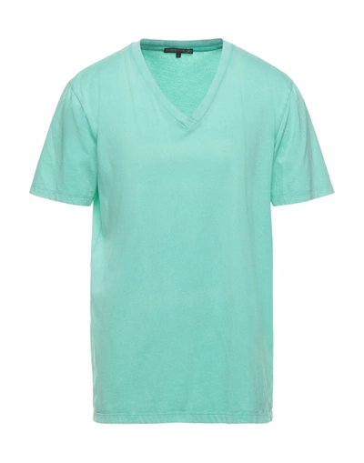 Shop Drykorn T-shirts In Light Green