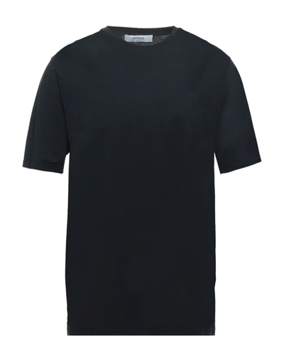 Alpha Studio T-shirts In Black