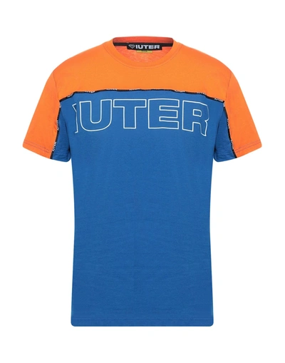 Shop Iuter Man T-shirt Orange Size Xl Cotton