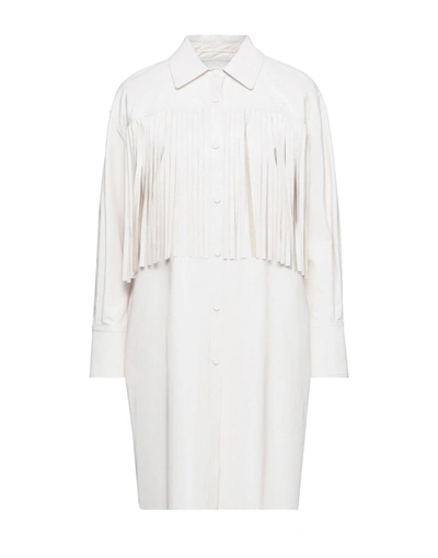 Shop Merci .., Woman Shirt Ivory Size 6 Polyurethane, Polyester In White