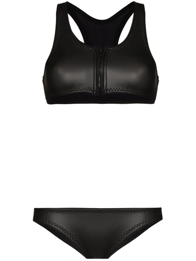 Shop Abysse Jenna Racerback Bikini Set In Black