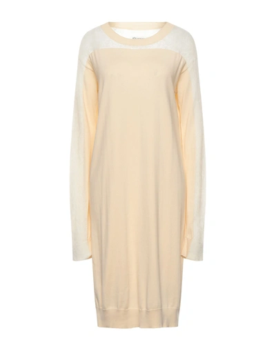 Maison Margiela Midi Dresses In Ivory
