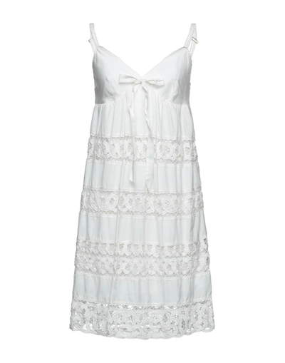 Shop Marciano Short Dresses In White