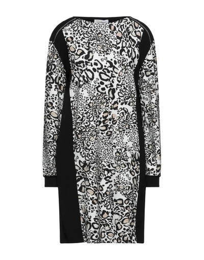 Shop Ean 13 Woman Mini Dress Black Size 8 Viscose, Polyester, Polyamide