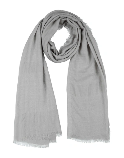 Shop Arte Cashmere Woman Scarf Light Grey Size - Modal, Wool, Cashmere, Polyamide, Polyester