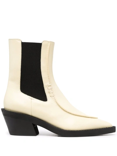 Shop Khaite The Charleston Ankle Boots In Neutrals
