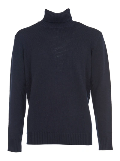 Shop Kangra Blue Merinos Turtleneck