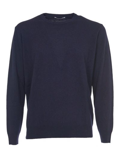 Shop Kangra Blue Sweater In Navy