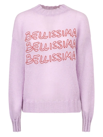 Shop Alessandro Enriquez Printed Sweater In Pink