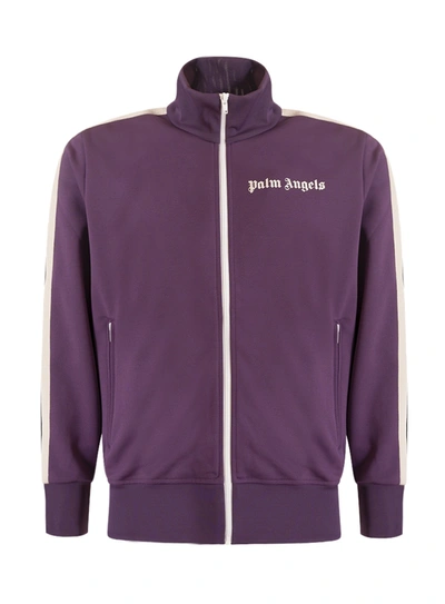 Shop Palm Angels Classic Track Jacket In Rosso
