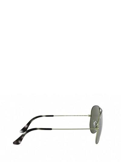 Shop Ray Ban Ray-ban Sunglasses In Sand Transparent Green