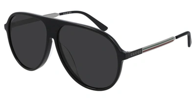 Shop Gucci Grey Pilot Mens Sunglasses Gg0829sa 001 61