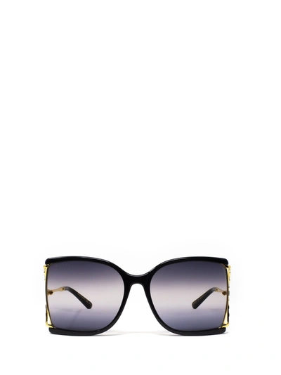 Shop Gucci Eyewear Sunglasses In Black