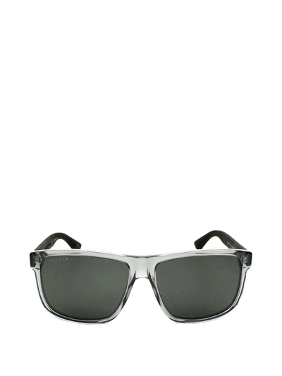 Shop Gucci Eyewear Sunglasses In Grey