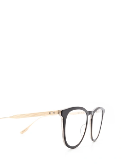 Shop Dita Eyeglasses In Blk-gld