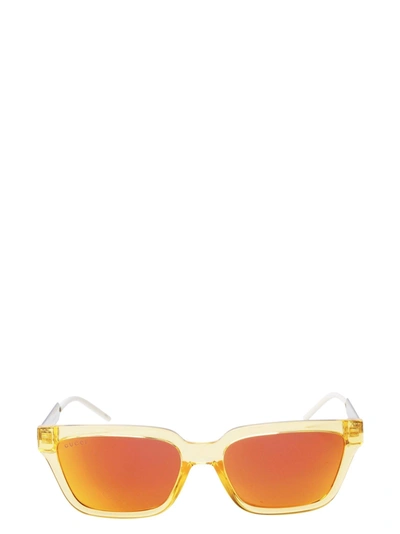 Shop Gucci Eyewear Sunglasses In Transparent Orange