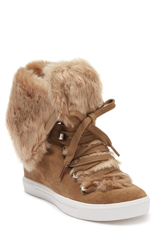 donna karan platform sneakers