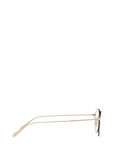 Shop Oliver Peoples Eyeglasses In Soft Gold / Amber Dtbk Foil