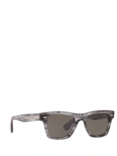 Shop Oliver Peoples Sunglasses In Navy Smoke