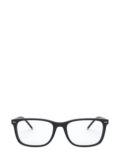 Shop Polo Ralph Lauren Eyeglasses In Matte Navy Blue