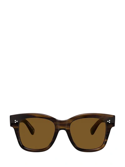 Shop Oliver Peoples Sunglasses In Bark