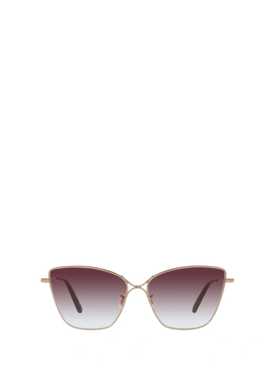 Shop Oliver Peoples Sunglasses In Rose Gold