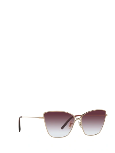 Shop Oliver Peoples Sunglasses In Rose Gold
