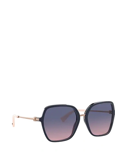 Shop Valentino Eyewear Sunglasses In Blue