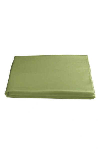 Shop Matouk Nocturne 600 Thread Count Fitted Sheet In Grass