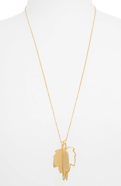 Shop Dean Davidson Foliole Pendant Necklace In Gold