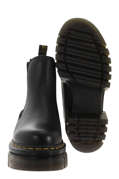 Shop Dr. Martens' Dr. Martens Audrick Platform Leather Chelsea Boots In Black