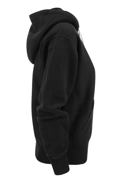 Shop Ralph Lauren Hoodie With Zip In Black
