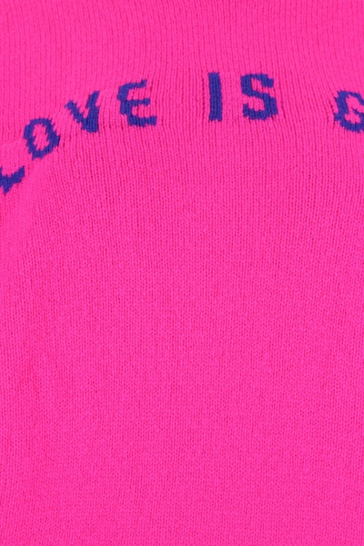Shop Ireneisgood Fluo Pink Wool Blend Sweater  Pink Irene Is Good Donna Xs