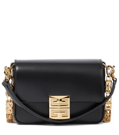 Shop Givenchy 4g Small Leather Shoulder Bag In Black