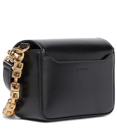 Shop Givenchy 4g Small Leather Shoulder Bag In Black